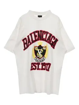 Balenciaga Pre-Owned: Белая футболка 