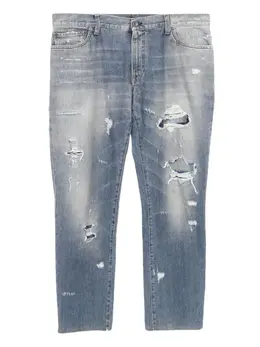 Dolce & Gabbana Pre-Owned: Рваные брюки 