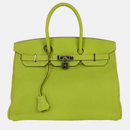 Hermes: Зелёная сумка  Birkin 35