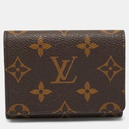 Louis Vuitton: Коричневый картхолдер 