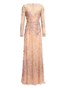Elie Saab: Платье с блёстками 