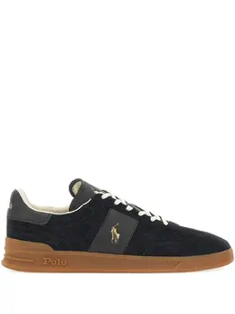 Polo Ralph Lauren: Чёрные кроссовки 