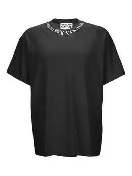 Versace Jeans Couture: Чёрная футболка 