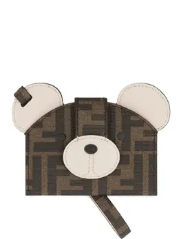 FENDI: Коричневый картхолдер  Forever
