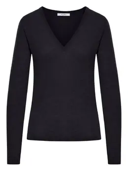 Max Mara: Свитер с v-образным вырезом 