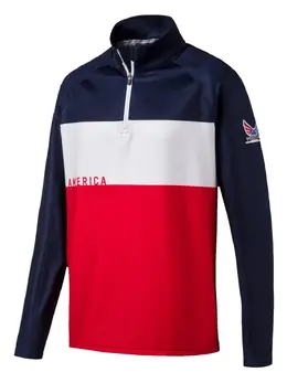 PUMA: Голубой свитшот 