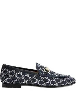 Gucci: Голубые лоферы  Jordaan
