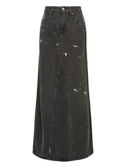 MM6 Maison Margiela: Джинсовая юбка 