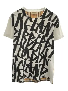 Burberry Pre-Owned: Футболка в клетку 