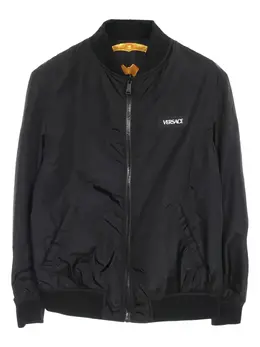 Versace Pre-Owned: Чёрная куртка 