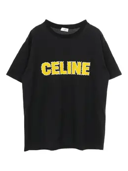 Celine Pre-Owned: Чёрная футболка 
