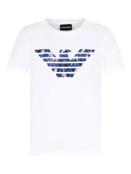 Emporio Armani: Белая футболка 