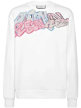 Philipp Plein: Белый свитшот  Graffiti