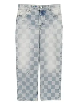 Louis Vuitton Pre-Owned: Голубые джинсы 