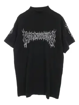 Balenciaga Pre-Owned: Чёрная футболка 