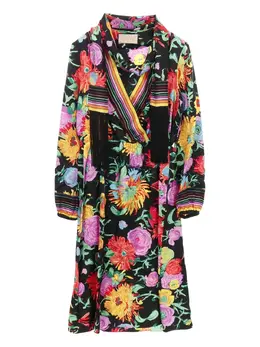 Gucci Pre-Owned: Платье с растительным принтом 