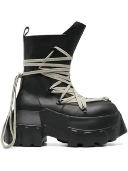 Rick Owens: Чёрные ботинки 