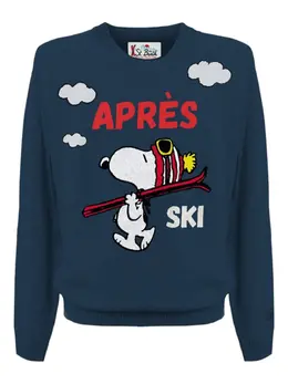 MC2 Saint Barth: Синий свитер  Snoopy