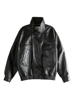 Saint Laurent: Кожаная куртка 