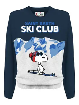 MC2 Saint Barth: Синий свитер  Snoopy