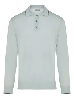 Canali: Поло с длинным рукавом 