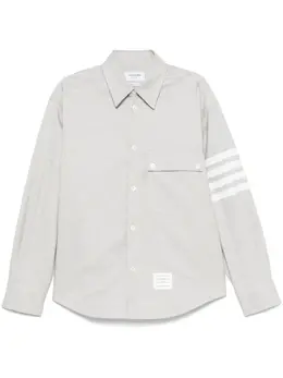 Thom Browne: Хлопковая рубашка  4-Bar