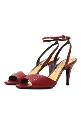 Valentino: Красные босоножки 