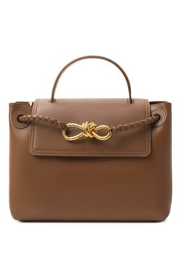 Bottega Veneta: Коричневая сумка 