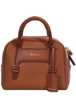 SANTONI: Коричневая сумка 
