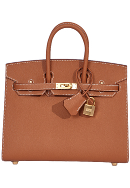 HERMES: Коричневая сумка 