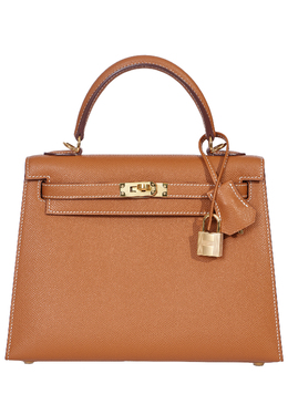 HERMES: Коричневая сумка 
