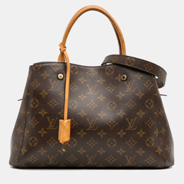 Louis Vuitton: Коричневая сумка  Montaigne
