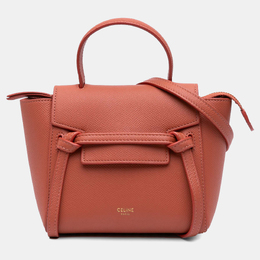 Celine: Оранжевая поясная сумка 