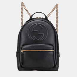 Gucci: Чёрный рюкзак  Soho