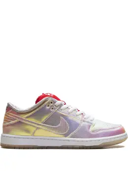 Nike: Белые кроссовки  Dunk Low Pro SB