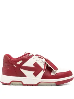 Off-White: Красные кроссовки  Arrow