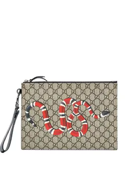 Gucci Pre-Owned: Коричневый клатч 