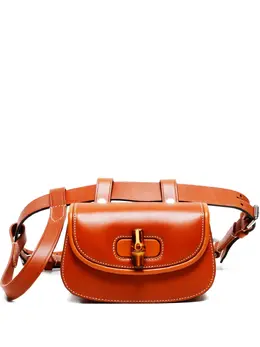 Gucci Pre-Owned: Коричневая поясная сумка 