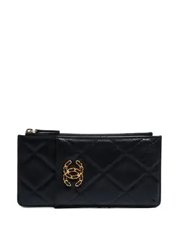 CHANEL Pre-Owned: Чёрный кошелёк 