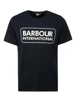 Barbour: Футболка с принтом 