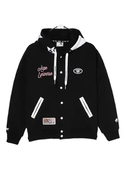 AAPE BY *A BATHING APE®: Чёрная куртка 