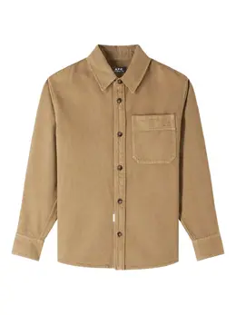 A.P.C.: Коричневая рубашка 