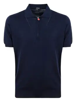 Kiton: Голубое поло 