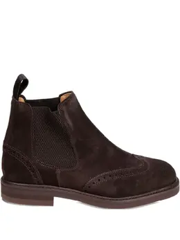 Berwick Shoes: Коричневые ботинки 