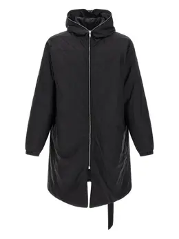 Rick Owens DRKSHDW: Пуховик с капюшоном 