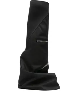 Rick Owens DRKSHDW: Чёрные ботинки 
