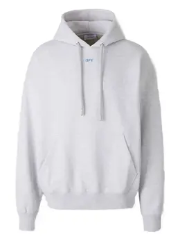 Off-White: Голубая толстовка  Arrow