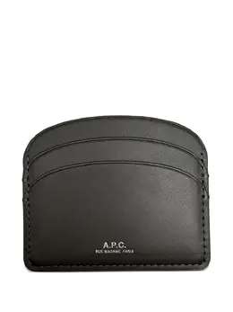 A.P.C.: Чёрный картхолдер  Demi Lune