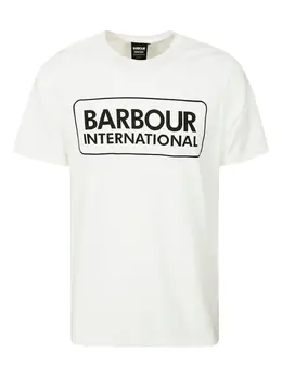 Barbour: Футболка с принтом 