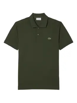Lacoste: Зелёное поло 